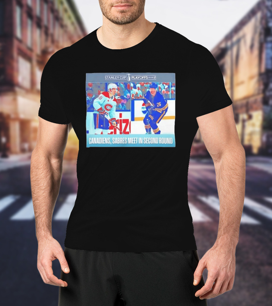 Stanley Cup Playoffs 2026 Canadiens Sabres Meet In Second Round T-Shirt