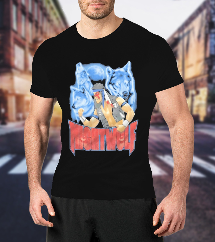 Nightwolf Mortal Kombat Klassic Ultimate MK3 Wolves Moonfighter T-Shirt