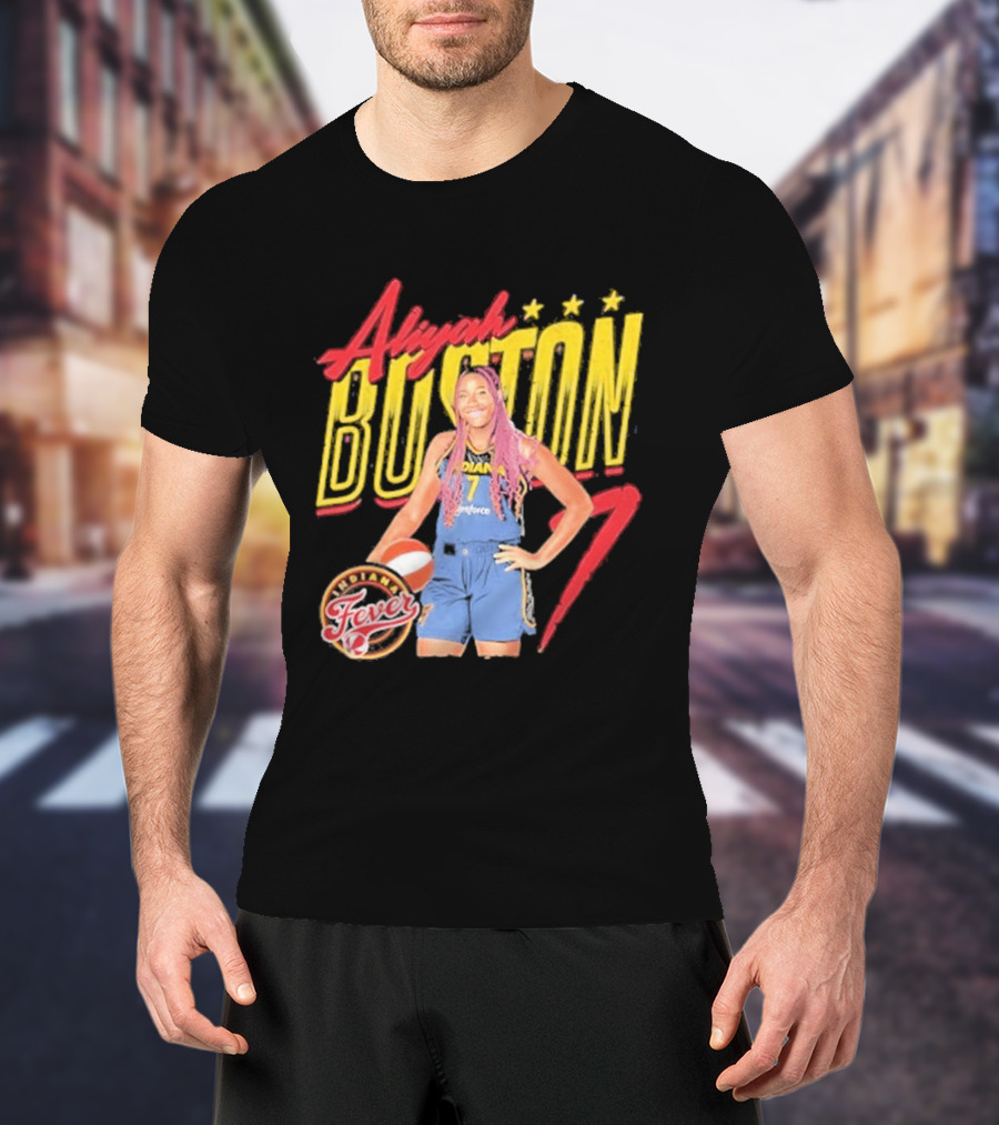 Aliyah Boston 7 Fever WNBA Basketball Star T-Shirt