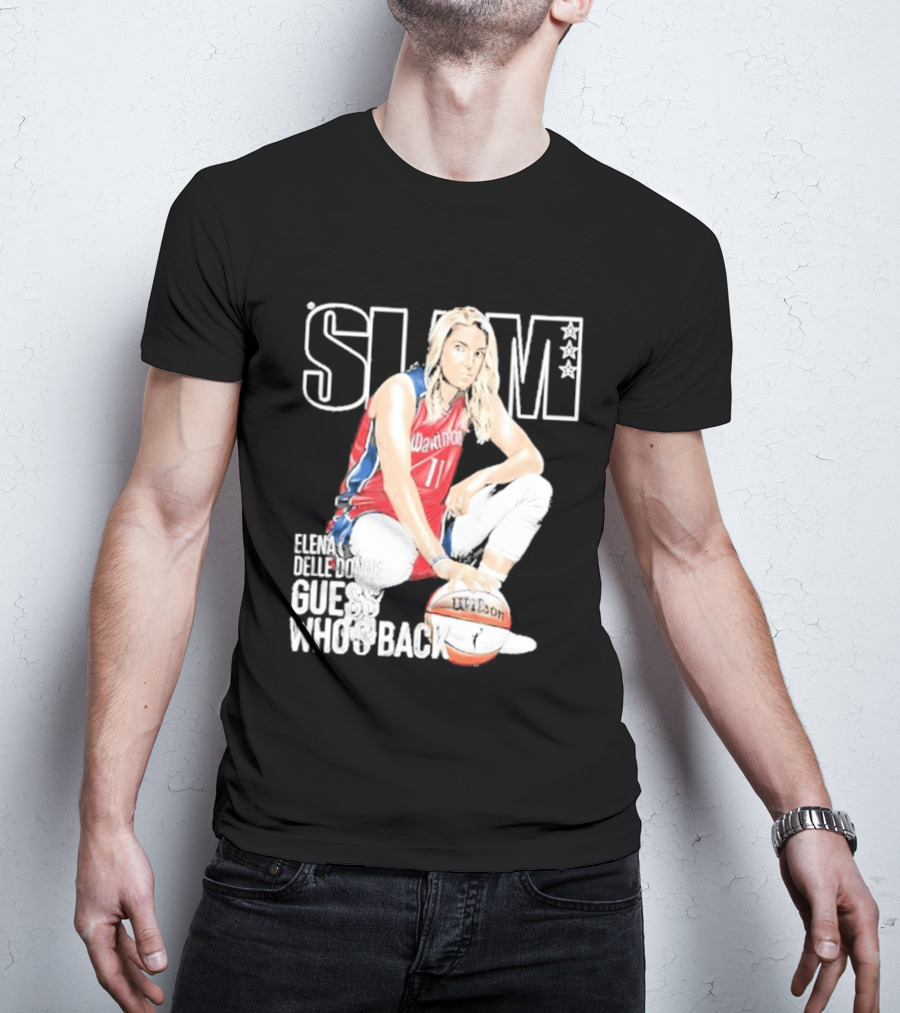 Elena Delle Donne Guess Who's Back Slam 238 Washington Basketball T-Shirt