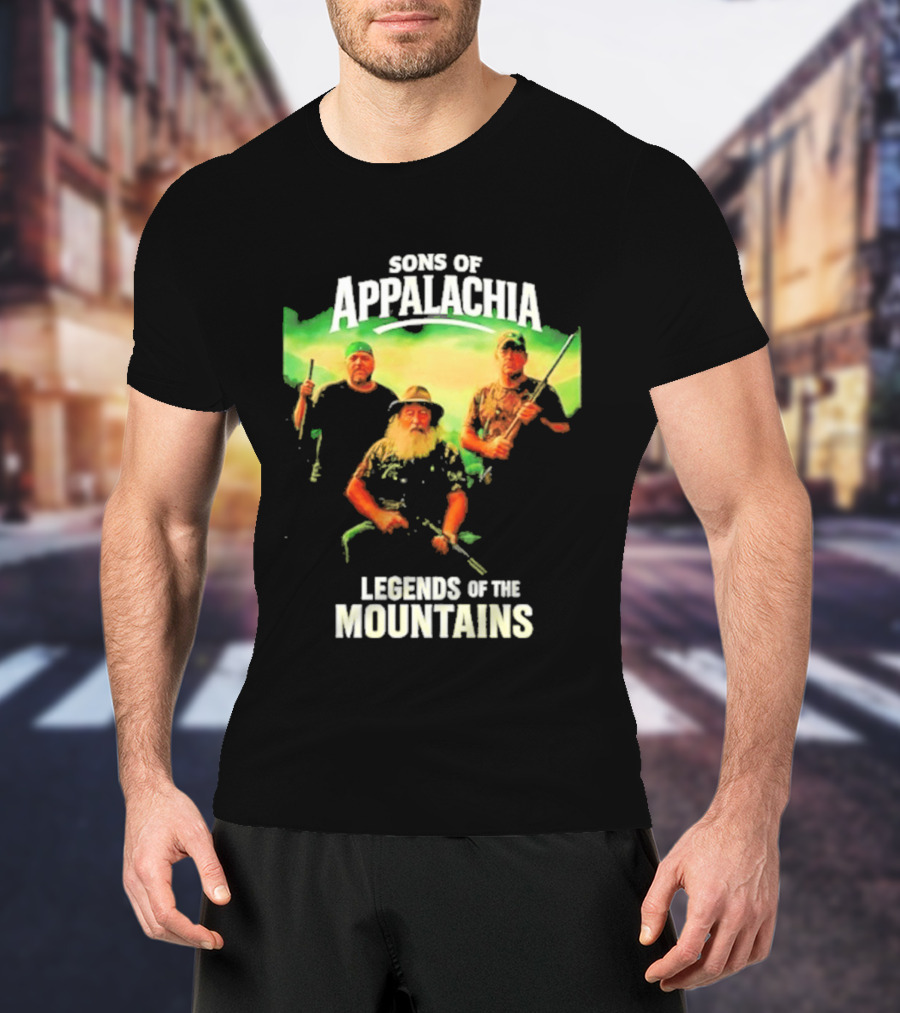 Sons Of Appalachia Legends Of The Mountains Rugged Wilderness Guardians T-Shirt