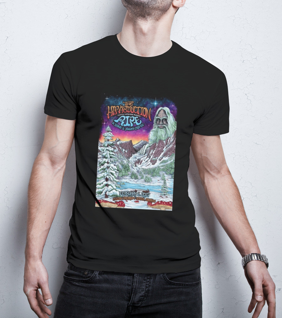 The Hip Abduction Pipe K Bong Johnny Cosmic Mission Ballroom February 6 2027 Denver Colorado T-Shirt