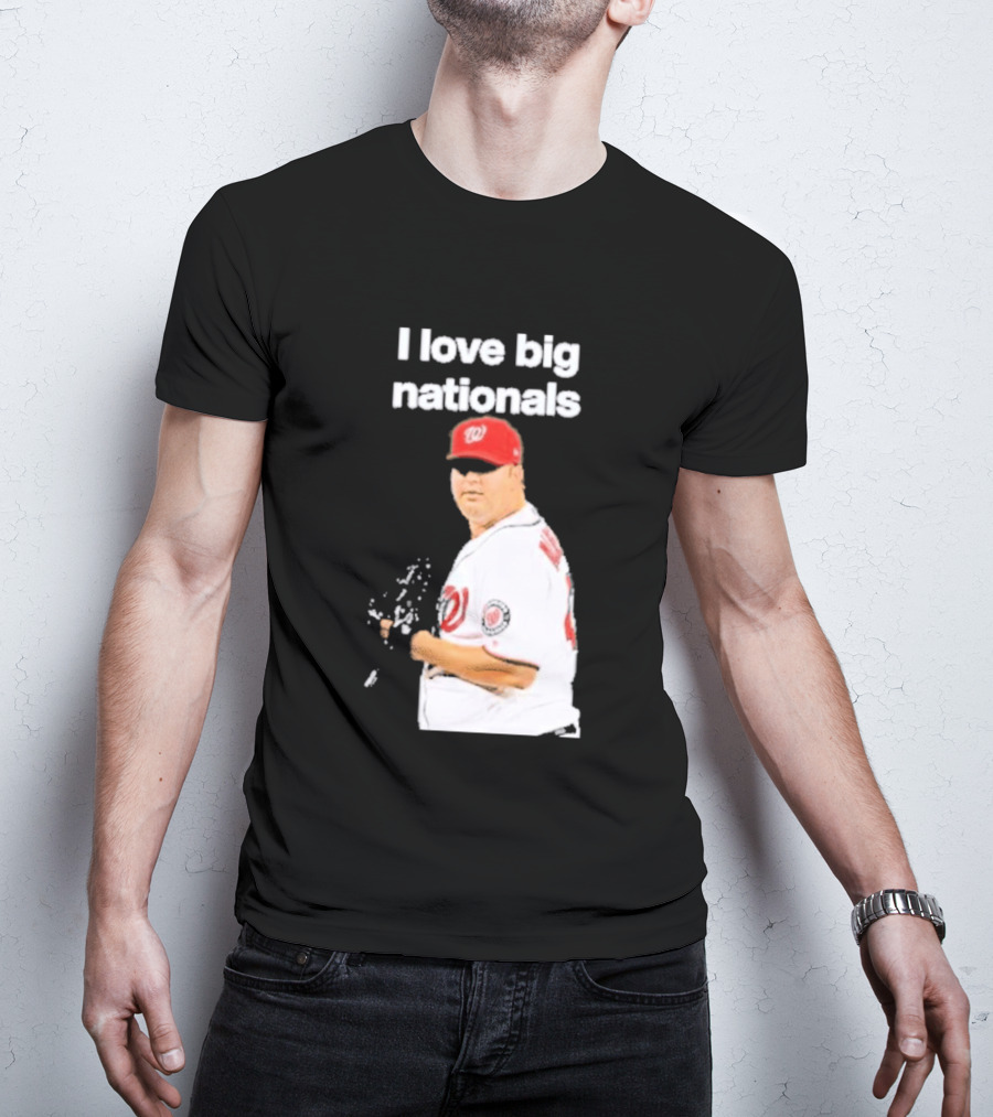 I Love Big Nationals Baseball Matt Albers T-Shirt
