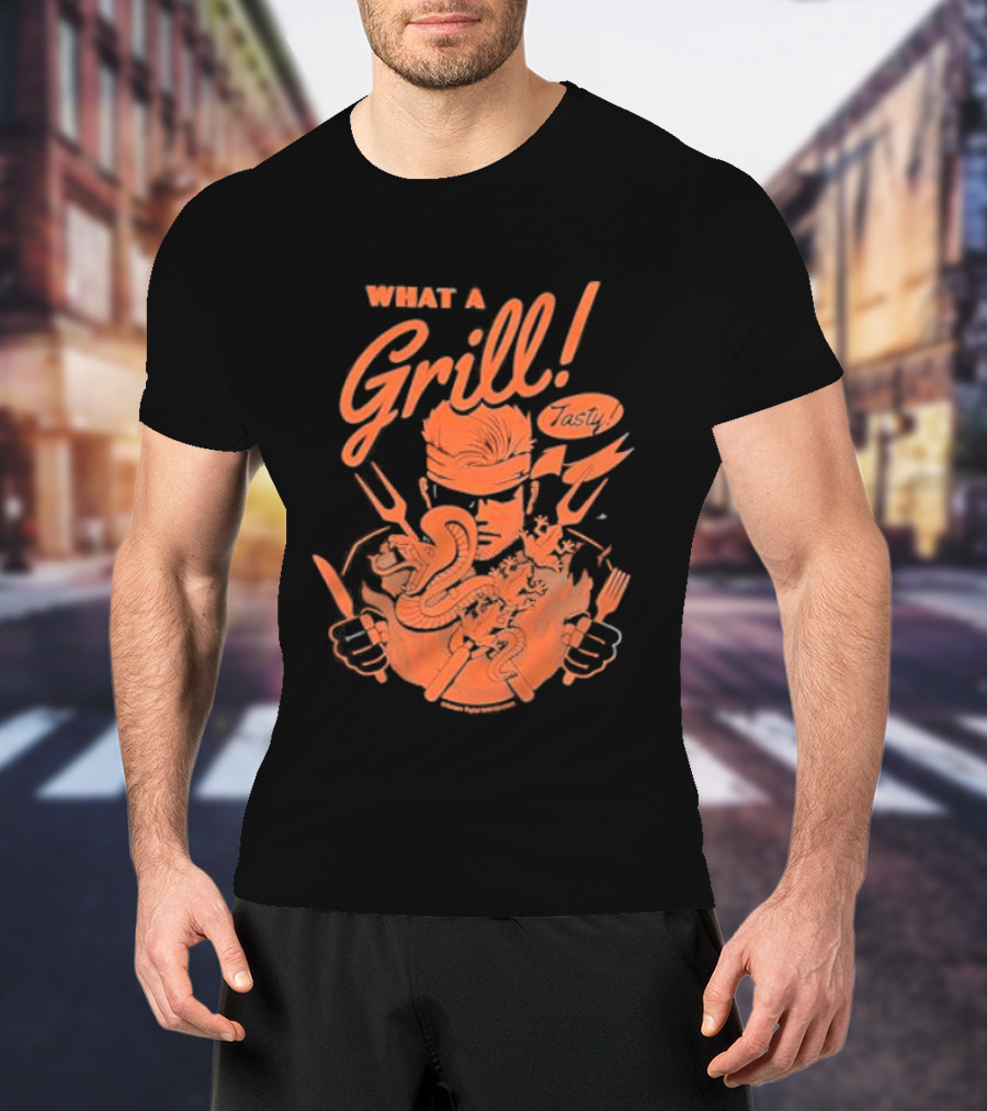 What A Grill 1964 Fangamer Metal Solid Video Game T-Shirt