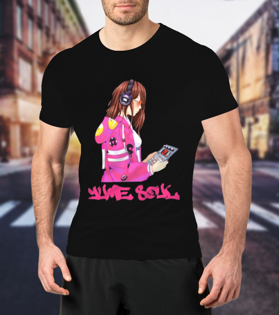 Yume Soul Anime Girl With Headphones And Game Controller T-Shirt