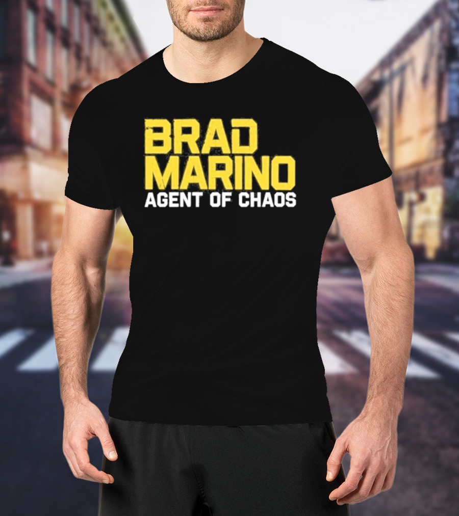 Brad Marino Agent Of Chaos Yellow T-Shirt