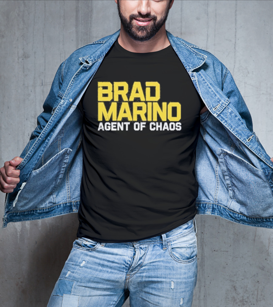 Brad Marino Agent Of Chaos Yellow T-Shirt
