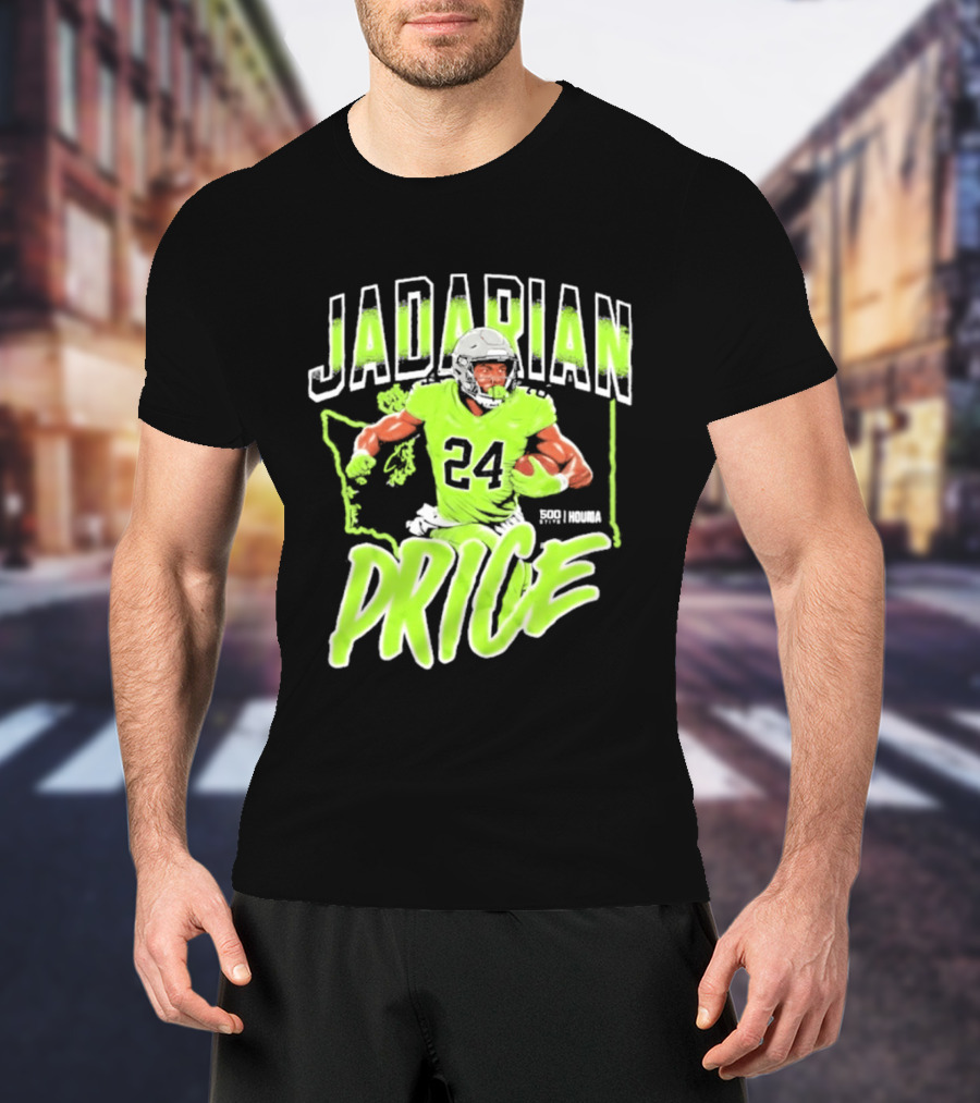 Jadarian Price 24 Seattle Football Running Back T-Shirt