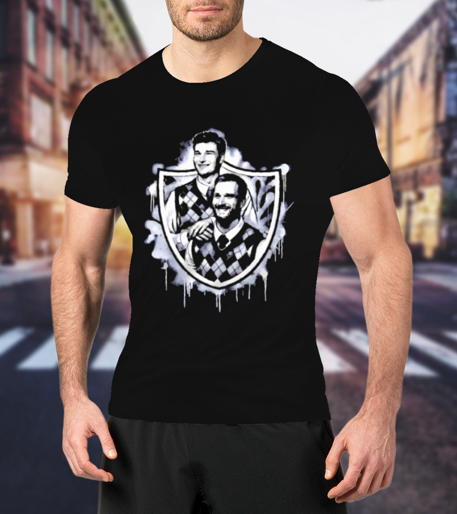 Kirk Cousins Fernando Mendoza Las Vegas Raiders Step Brothers Graffiti T-Shirt
