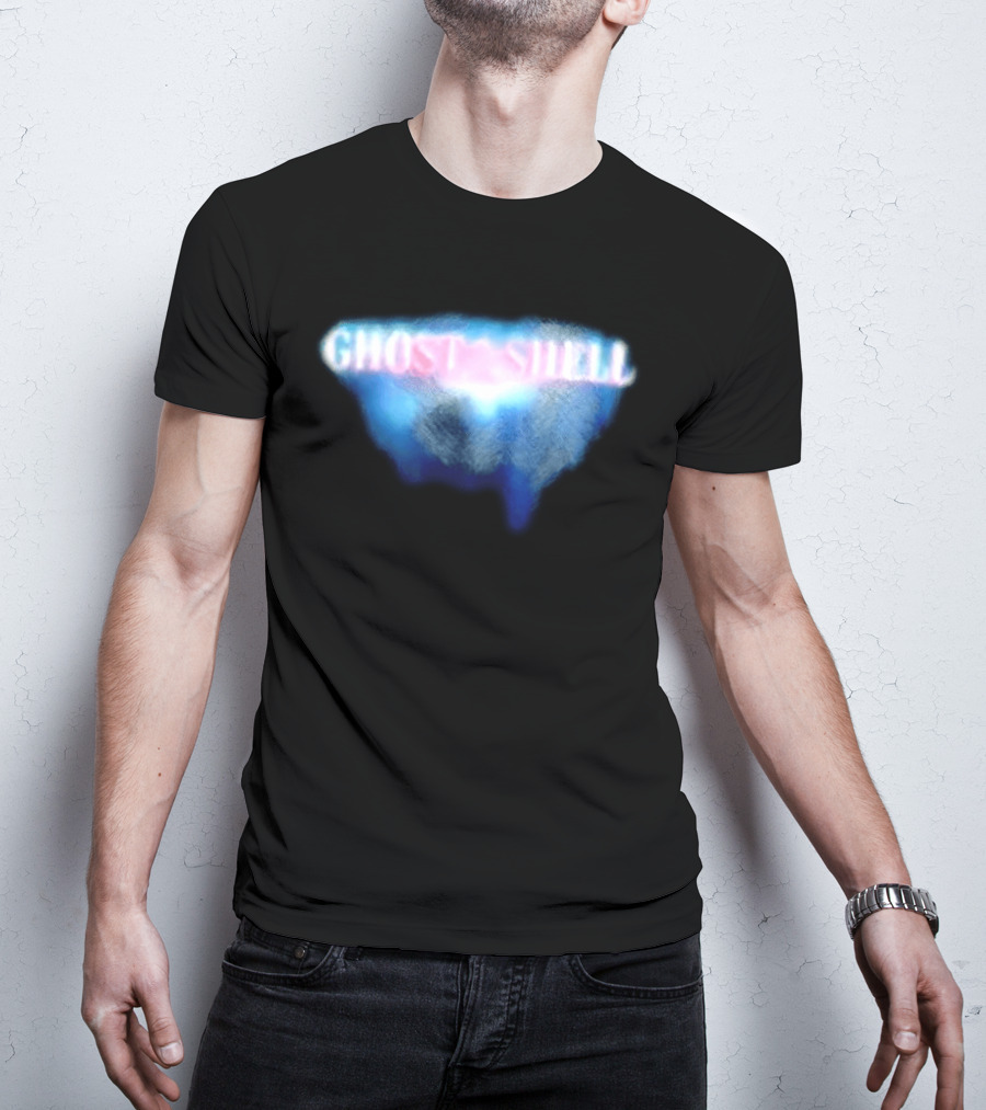 Ghost In The Shell Blue Illusion Polka Dot T-Shirt