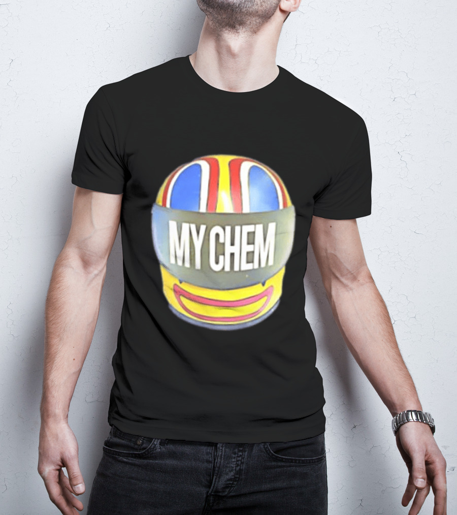 My Chem Helmet My Chemical Romance Music Lover Vibrant Racing T-Shirt