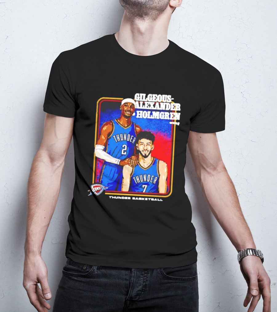Gilgeous Alexander Holmgren OKC Thunder Basketball Step Brothers T-Shirt