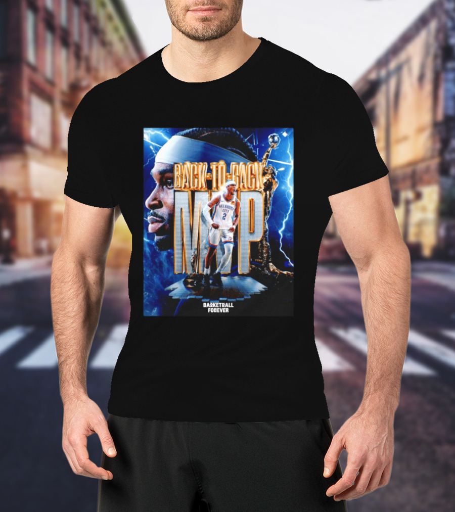 Back To Back MVP Oklahoma City Basketball Forever T-Shirt