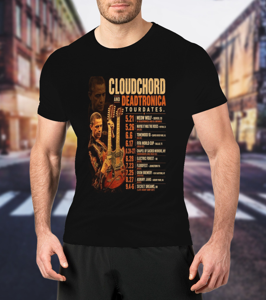 Cloudchord And Deadtronica Tourdates 2026 Meow Wolf Denver Secret Dreams Ohio T-Shirt