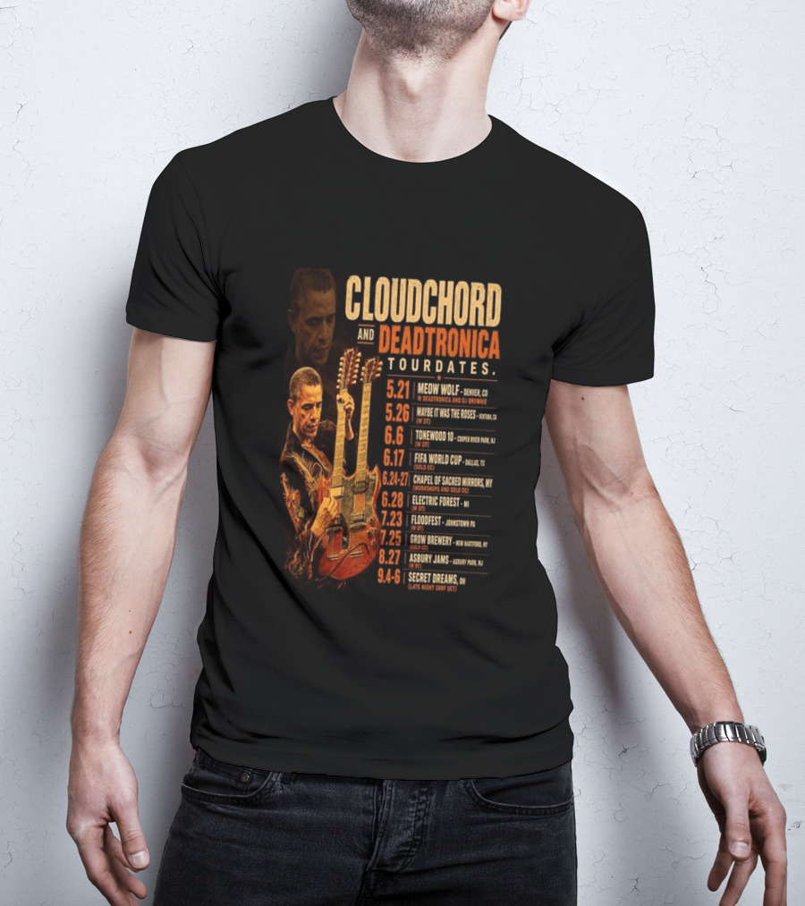 Cloudchord And Deadtronica Tourdates 2026 Meow Wolf Denver Secret Dreams Ohio T-Shirt
