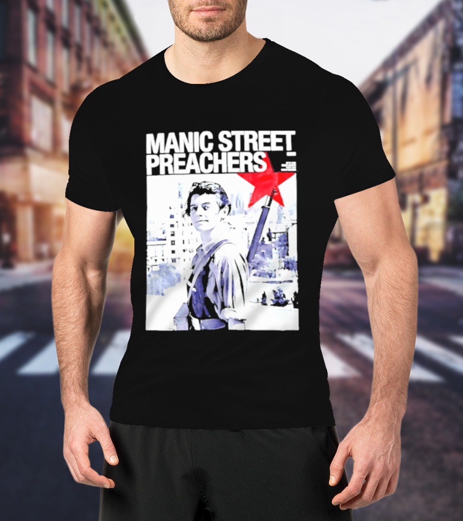 Manic Street Preachers Red Star Image T-Shirt