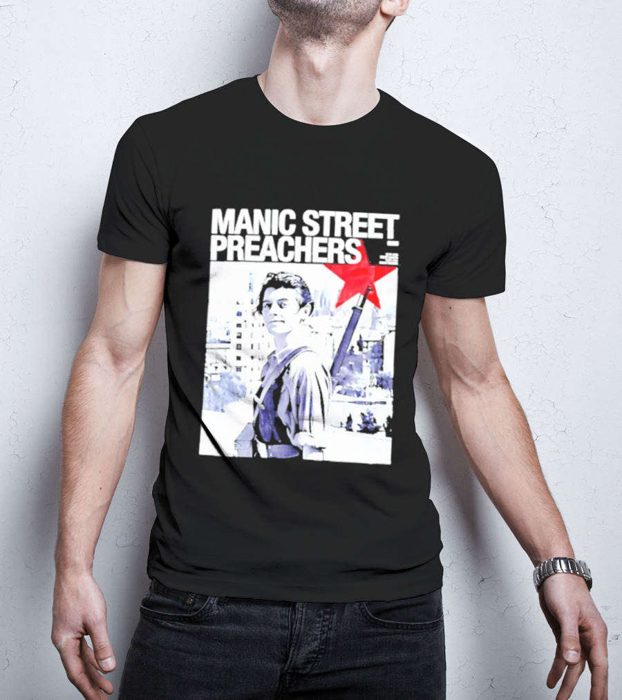 Manic Street Preachers Red Star Image T-Shirt
