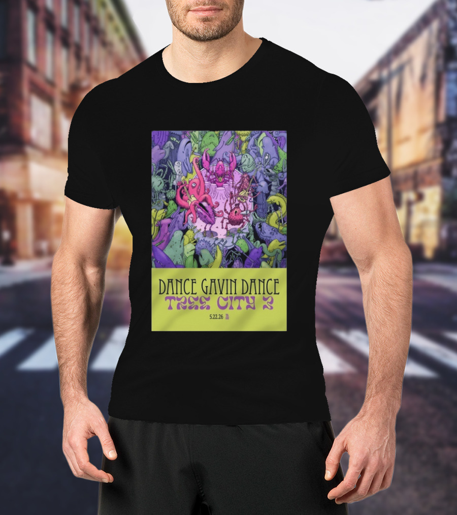 Dance Gavin Dance Tree City 2 May 22 2026 Concert T-Shirt