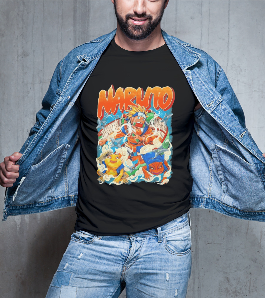 Naruto Uzumaki Toad Summoning Adventure Anime Ninja T-Shirt
