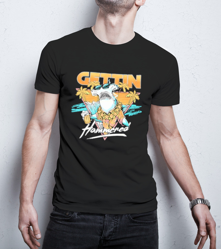 Gettin' Hammerhead Tropical Beach Vibes T-Shirt