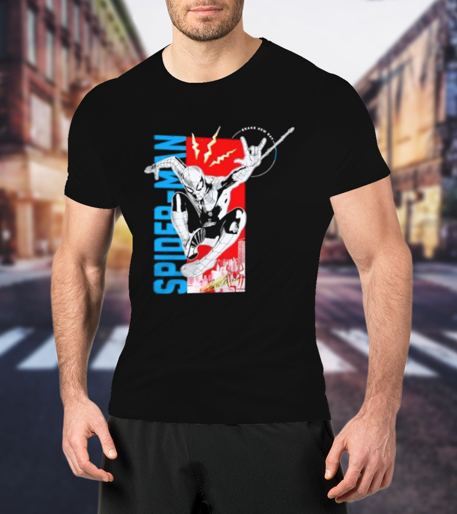 Spider Man Web Slinging Marvel Universe Brand New Day T-Shirt