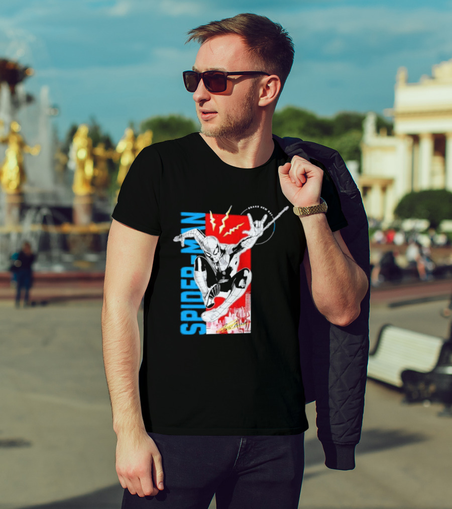 Spider Man Web Slinging Marvel Universe Brand New Day T-Shirt