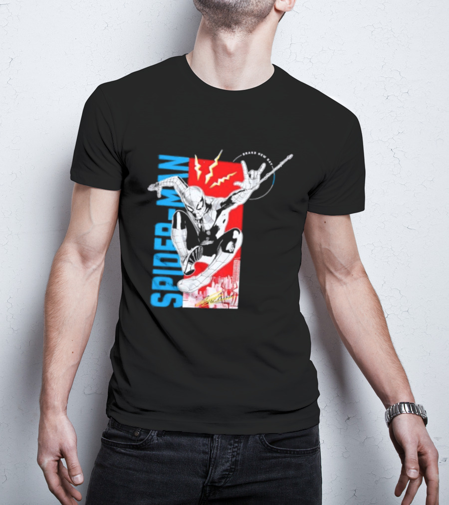 Spider Man Web Slinging Marvel Universe Brand New Day T-Shirt