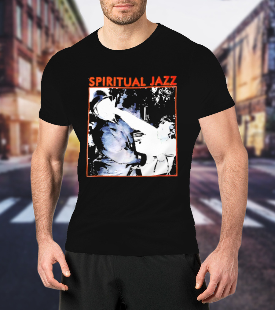 Spiritual Jazz Horn Player Watercolor T-Shirt