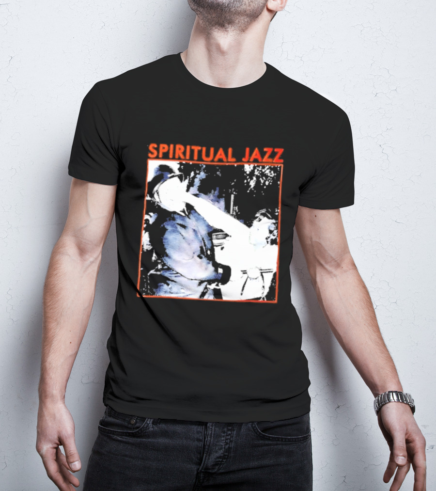 Spiritual Jazz Horn Player Watercolor T-Shirt