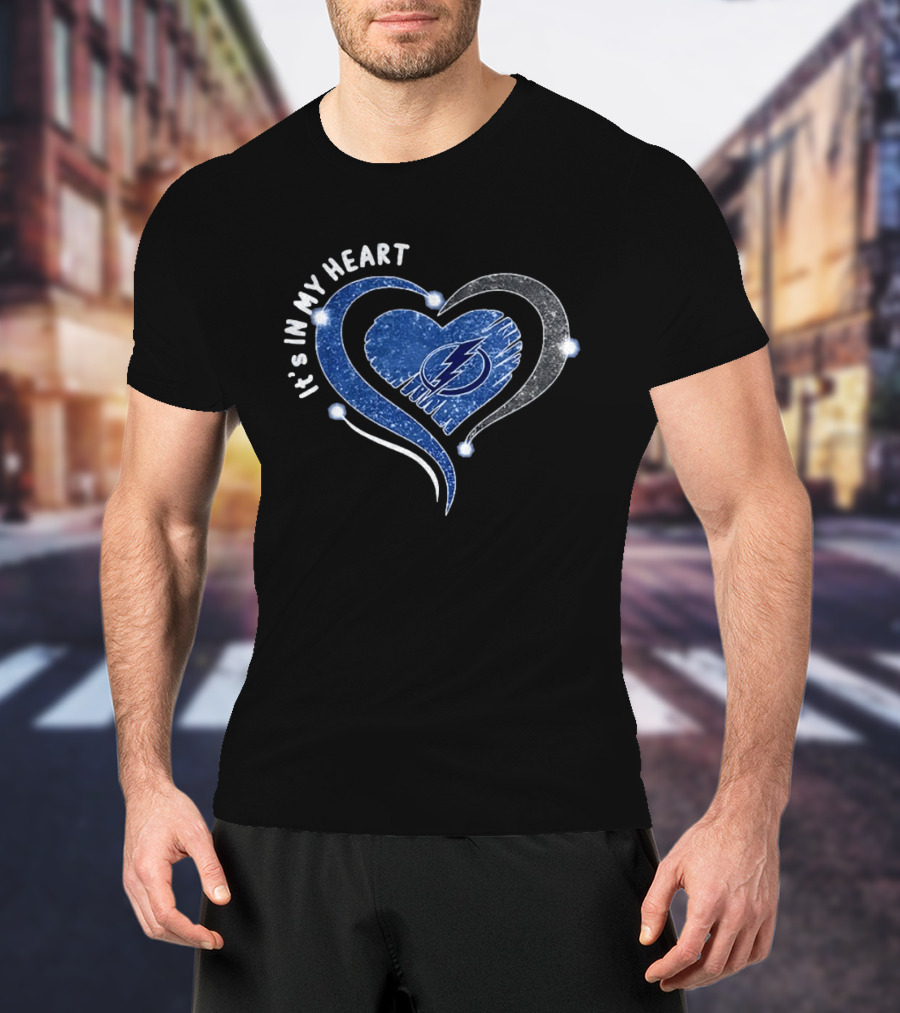 Tampa Bay Lightning It's In My Heart Hockey NHL 2026 T-Shirt