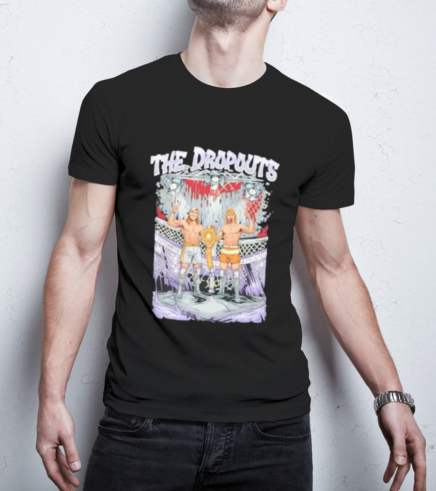 Tuckey And Scott Green The Dropouts Wrestling Champions In The Cage T-Shirt