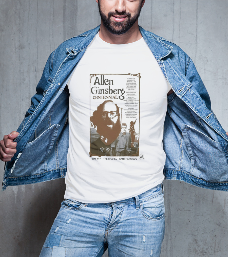 Allen Ginsberg Centennial May 11 2026 The Chapel San Francisco Event T-Shirt
