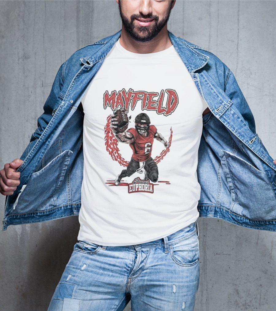 Mayfield Oklahoma Fire Cannon Football T-Shirt
