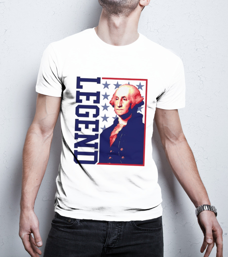 Legend George Washington 250th Anniversary America Freedom T-Shirt