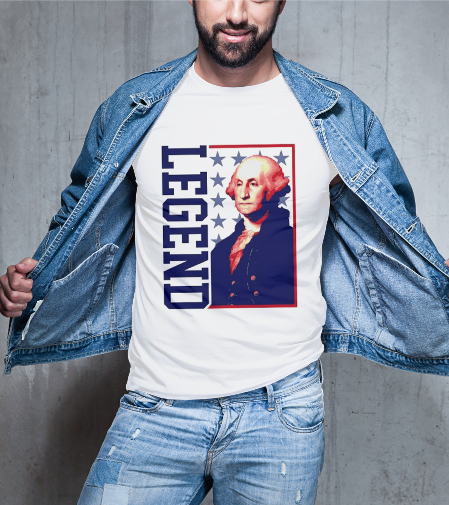 Legend George Washington 250th Anniversary America Freedom T-Shirt