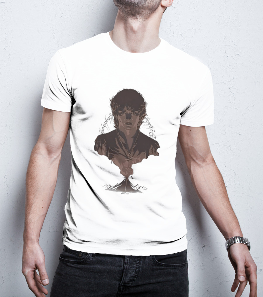 The Lord Of The Rings Frodo Bust Sculpture T-Shirt