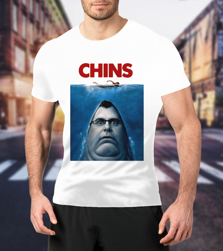 Chins X Jaws Movie T-Shirt