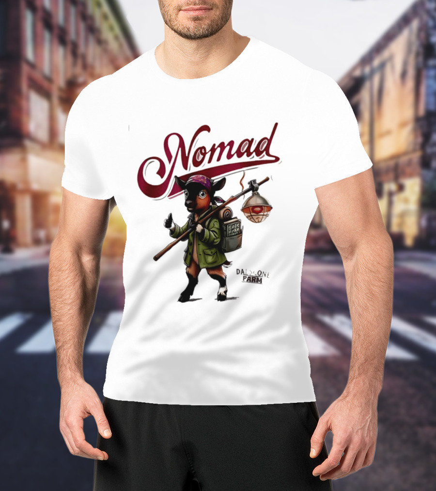 Dalscone Nomad Adventurous Goat Trekker With Lantern T-Shirt