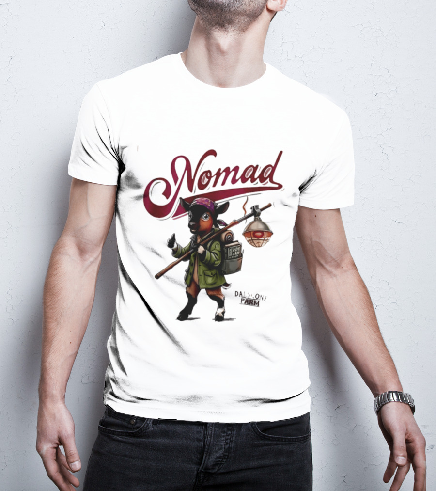 Dalscone Nomad Adventurous Goat Trekker With Lantern T-Shirt