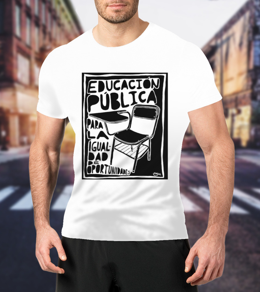 Educación Pública Para La Igualdad De Oportunidades Escolaridad Inclusiva T-Shirt