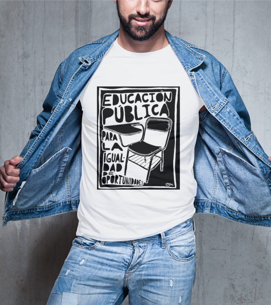 Educación Pública Para La Igualdad De Oportunidades Escolaridad Inclusiva T-Shirt