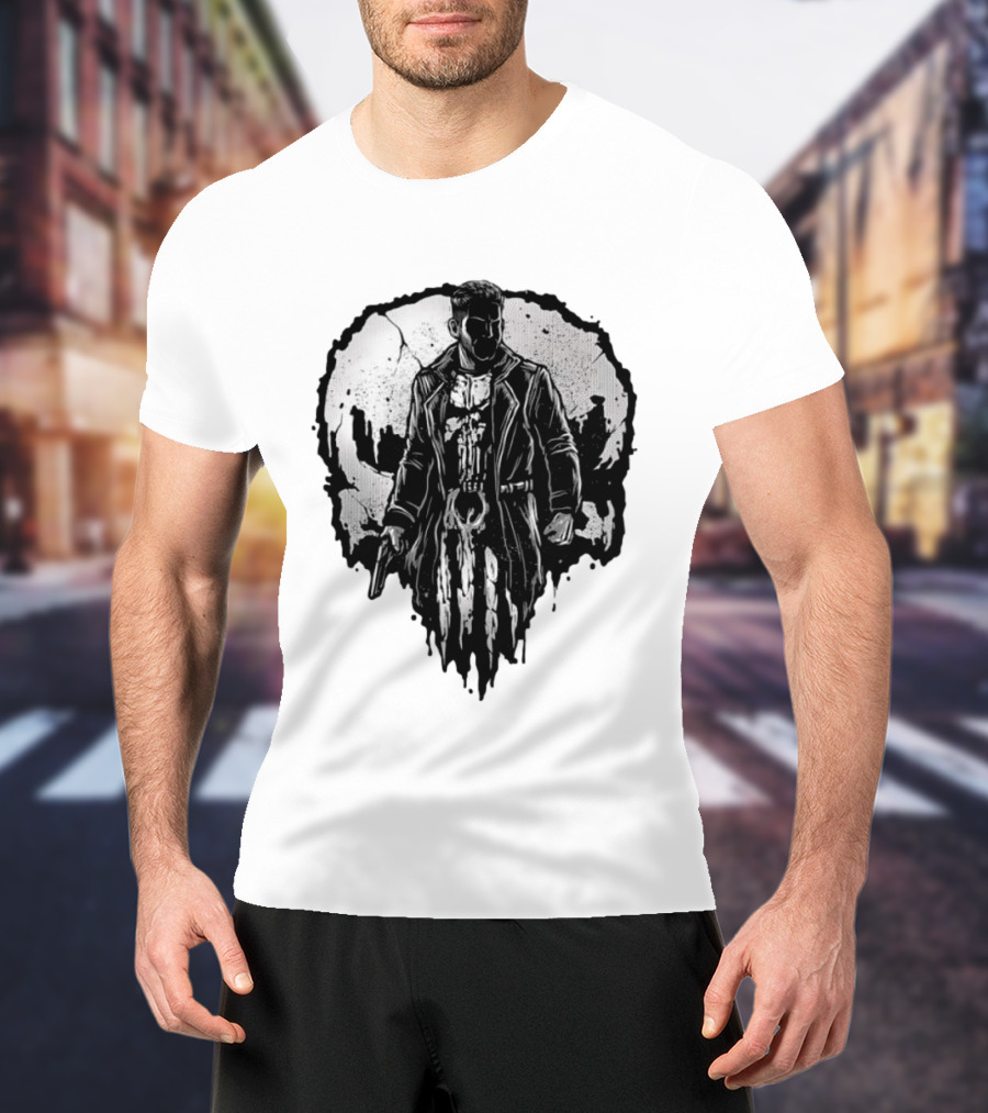 He Who Punishes Skull Emblem Marvel Comics T-Shirt