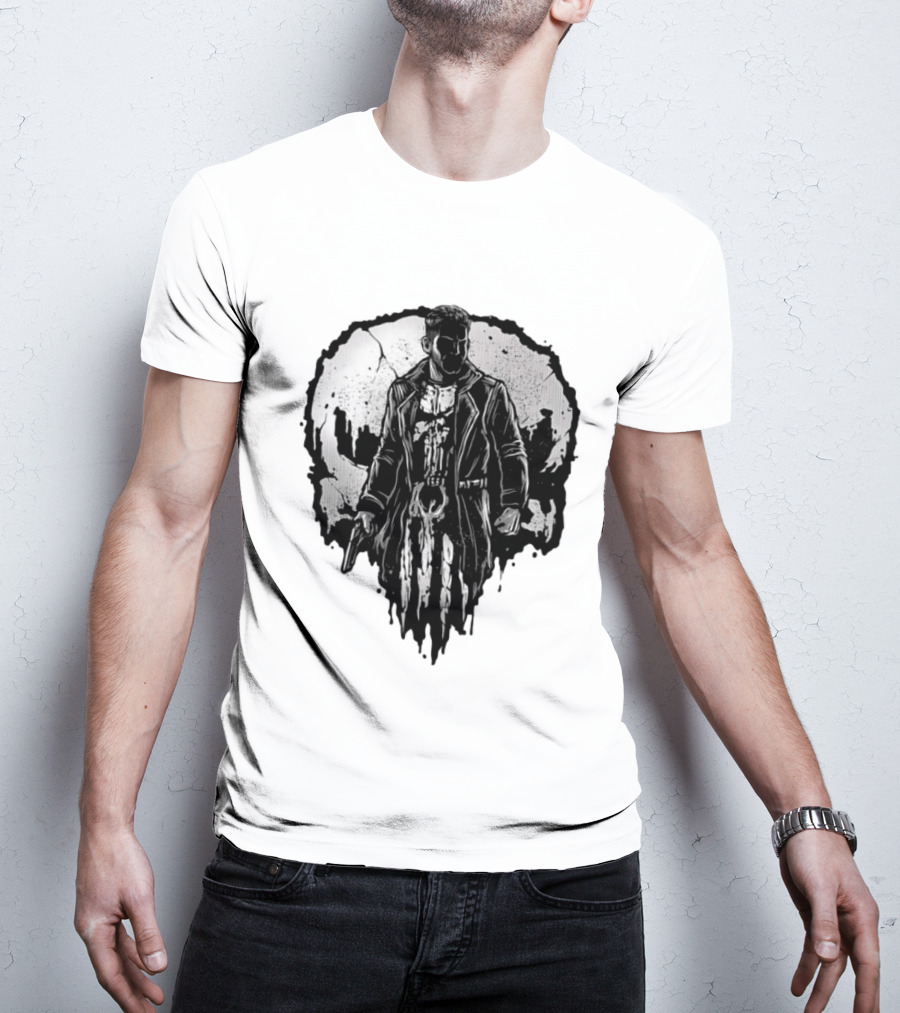 He Who Punishes Skull Emblem Marvel Comics T-Shirt