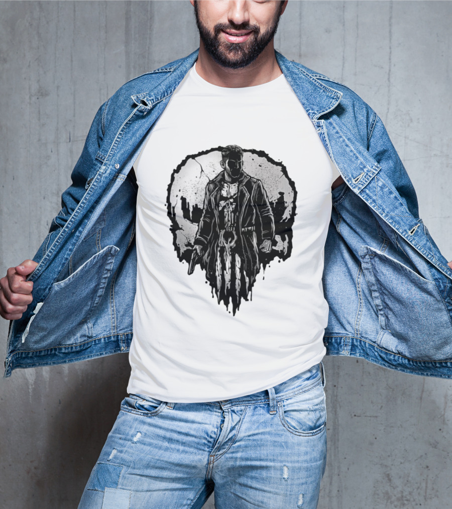 He Who Punishes Skull Emblem Marvel Comics T-Shirt
