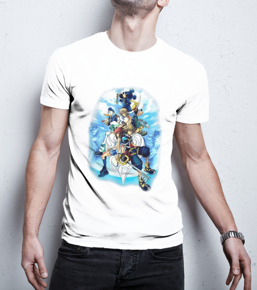 Kingdom Hearts 2 Disney Characters Adventure Ensemble T-Shirt