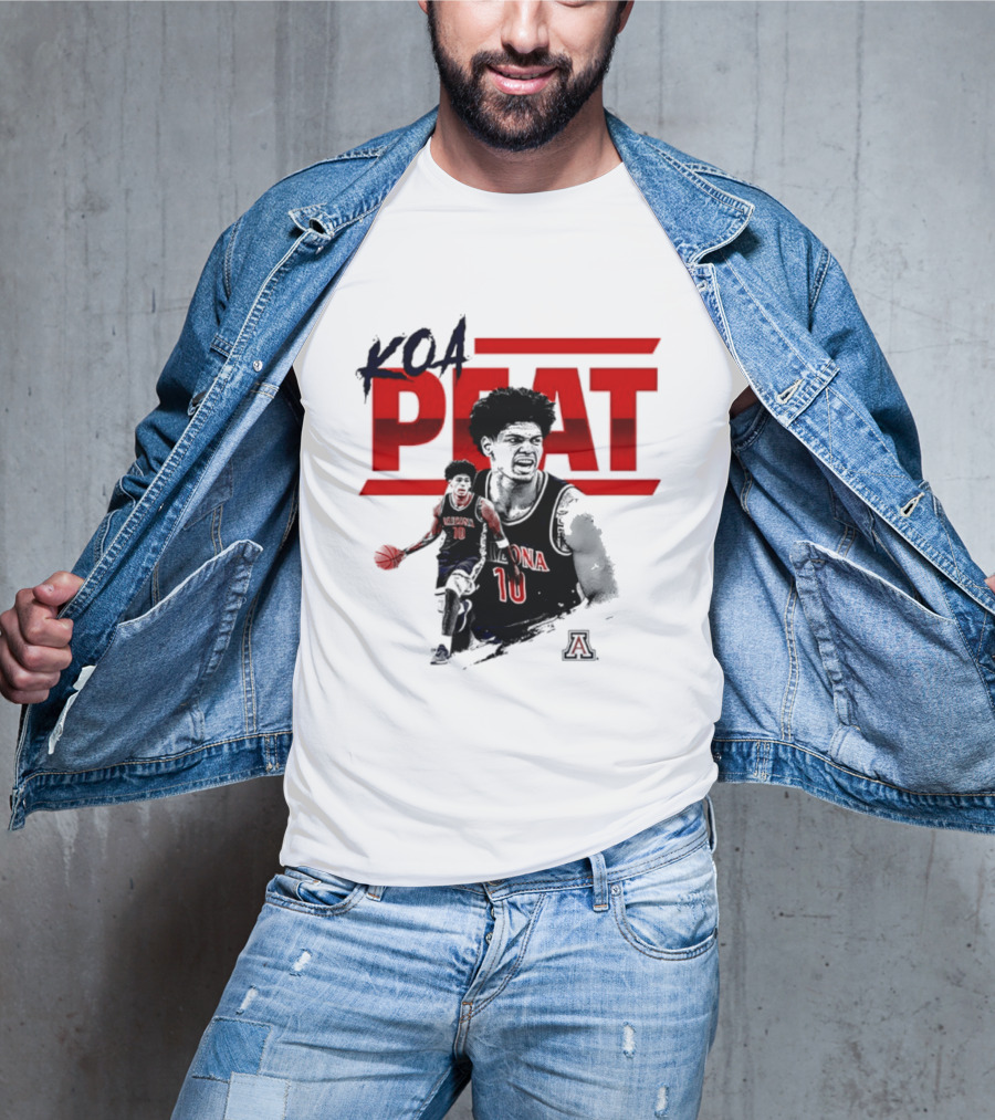 Koa Peat Arizona 10 Wildcats Basketball T-Shirt