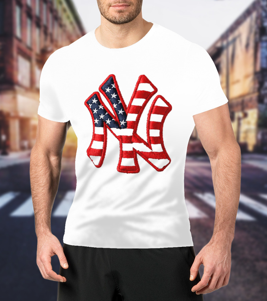 Yankees 4th Of July Stars And Stripes NY 2026 Giveaway T-Shirt