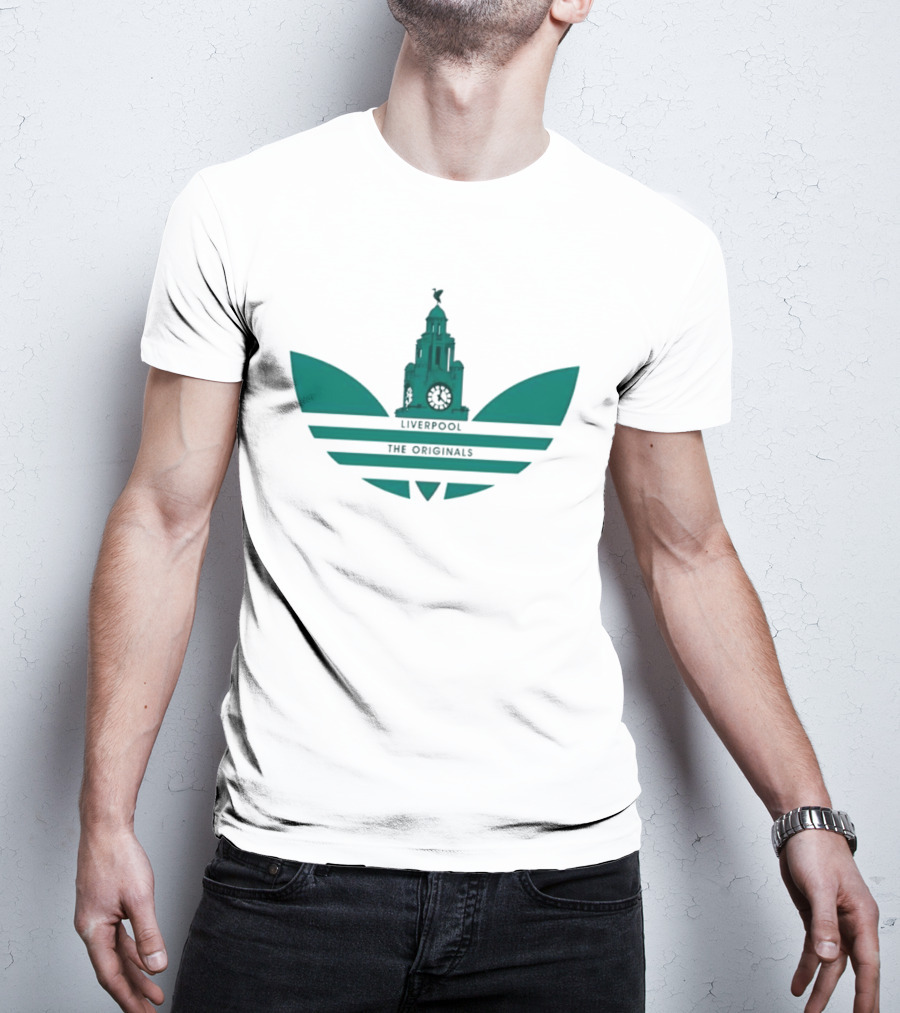 Liverpool The Originals Liver Building Wings T-Shirt