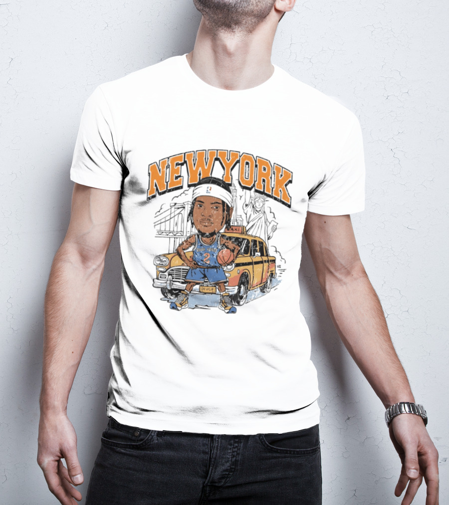 New York Knicks Deuce Taxi Miles McBride 2 Basketball Player T-Shirt