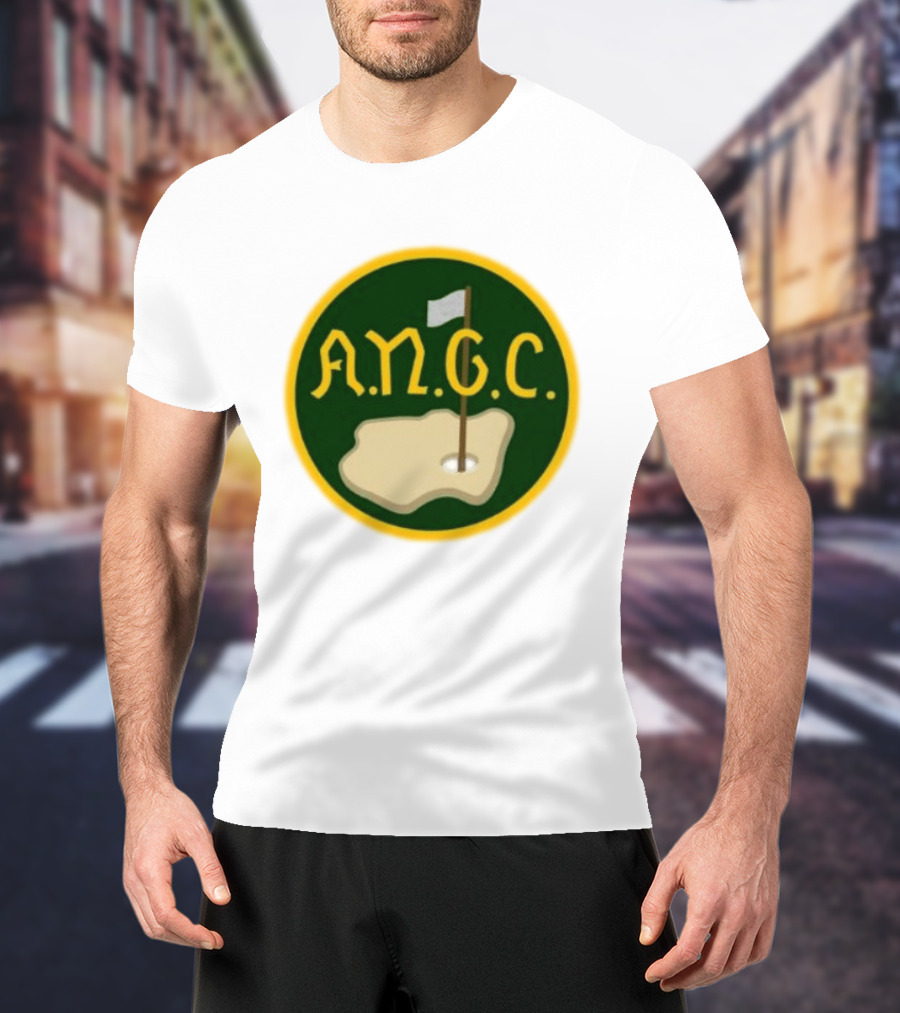 Cameron Young ANGC Golf Emblem Circular Crest T-Shirt